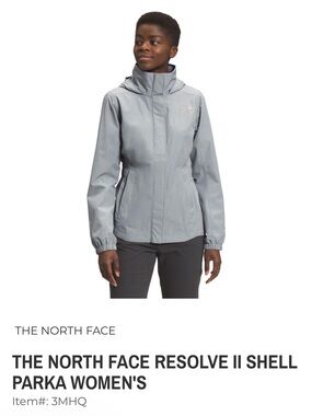 The North Face Women's Resolve II Shell Jacket - Light Gray